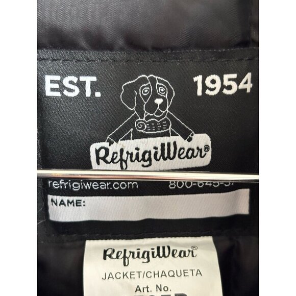 RefrigiWear Mens Cooler Wear Fiberfill Insulated Workwear Jacket Blue Size M/L - Picture 9 of 10